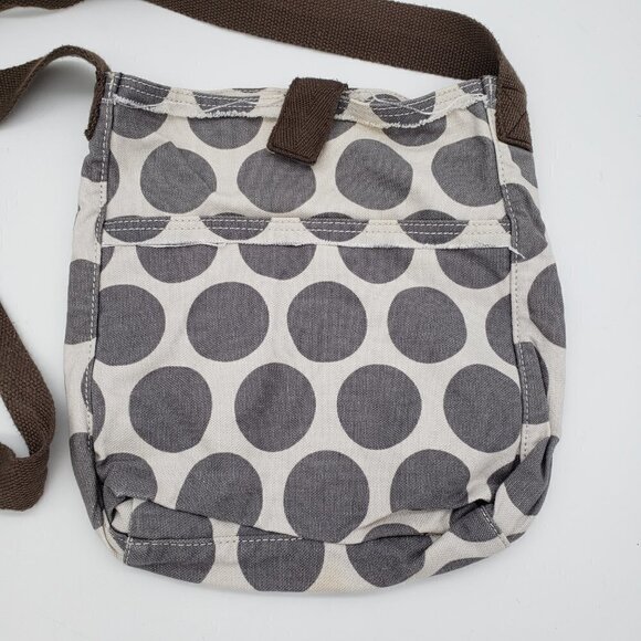 Thirty One Retro Metro Mod Polka Dot Gray Crossbody - Picture 2 of 7